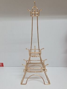 Eiffel Tower Jewelry Stand in Gold